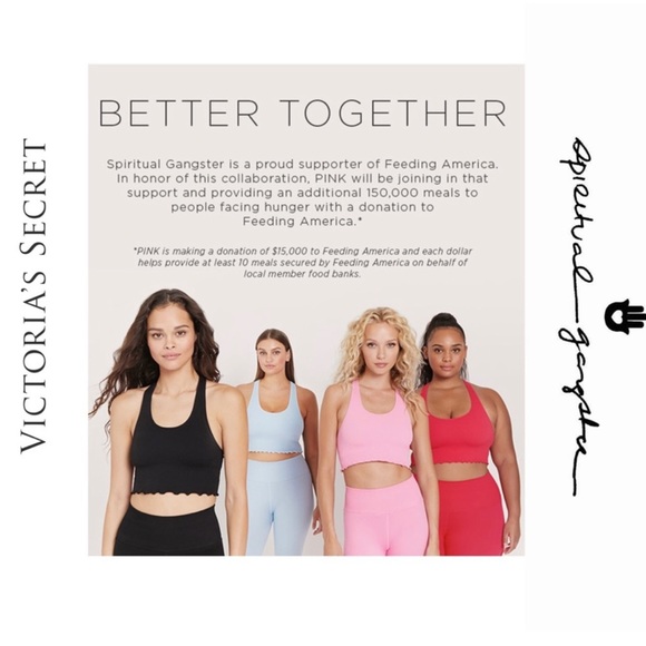 PINK Victoria's Secret Pants - ❤️NWT VS PINK & SPIRITUAL GANGSTER COLAB LOVE SET!
